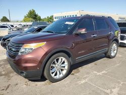 Salvage cars for sale at Littleton, CO auction: 2012 Ford Explorer Limited