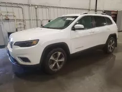 Jeep salvage cars for sale: 2019 Jeep Cherokee Limited