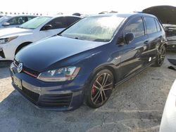 Volkswagen GTI S/SE salvage cars for sale: 2017 Volkswagen GTI S/SE