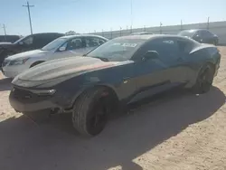 Salvage cars for sale at Andrews, TX auction: 2022 Chevrolet Camaro LS