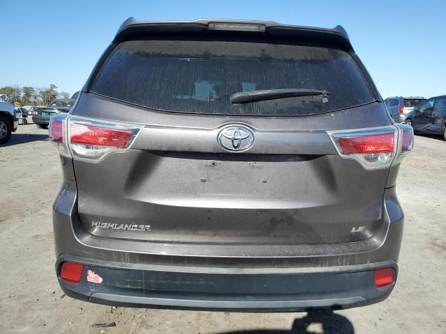 2015 Toyota Highlander LE