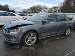 Salvage cars for sale at Moraine, OH auction: 2013 Volkswagen Passat SEL