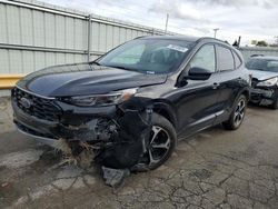 Salvage cars for sale at Dyer, IN auction: 2024 Ford Escape ST Line Elite