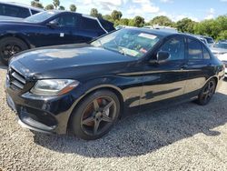 Salvage cars for sale at Riverview, FL auction: 2016 Mercedes-Benz C 300 4matic