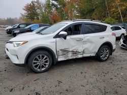 Salvage cars for sale at Candia, NH auction: 2017 Toyota Rav4 HV Limited