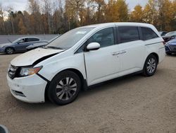 Salvage cars for sale at Cookstown, ON auction: 2014 Honda Odyssey EXL