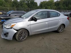 Salvage cars for sale at Waldorf, MD auction: 2019 Mitsubishi Mirage G4 SE