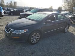 Salvage cars for sale at Arlington, WA auction: 2012 Volkswagen CC Sport