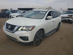 Nissan salvage cars for sale: 2017 Nissan Pathfinder S