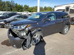 Salvage cars for sale at Eldridge, IA auction: 2019 Toyota Highlander Limited