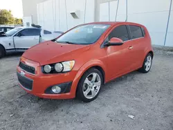 Chevrolet salvage cars for sale: 2012 Chevrolet Sonic LTZ