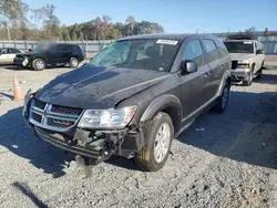 Salvage cars for sale at Spartanburg, SC auction: 2015 Dodge Journey SE