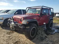 Flood-damaged cars for sale at auction: 2012 Jeep Wrangler Sport