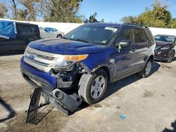 Salvage cars for sale at Bridgeton, MO auction: 2013 Ford Explorer