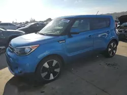 Flood-damaged cars for sale at auction: 2019 KIA Soul +