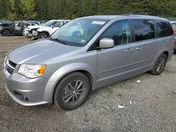 Salvage cars for sale at Graham, WA auction: 2017 Dodge Grand Caravan SXT