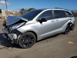 Salvage cars for sale at Kapolei, HI auction: 2022 Toyota Sienna XSE