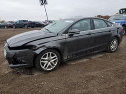 Salvage cars for sale at Davison, MI auction: 2015 Ford Fusion SE