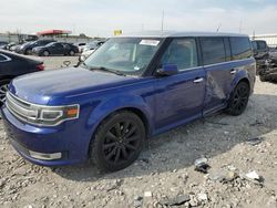 Salvage cars for sale at Cahokia Heights, IL auction: 2014 Ford Flex Limited