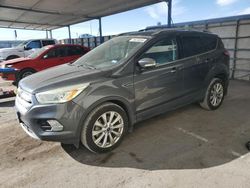 Carros salvage sin ofertas aún a la venta en subasta: 2017 Ford Escape Titanium