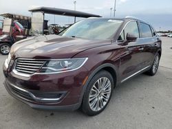 Flood-damaged cars for sale at auction: 2018 Lincoln MKX Reserve