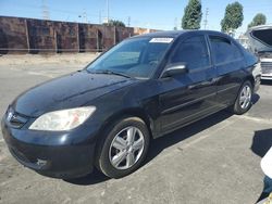 Salvage cars for sale at auction: 2004 Honda Civic LX