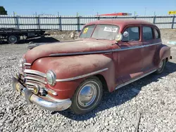 Salvage cars for sale at Cahokia Heights, IL auction: 1948 Plymouth 4 Door