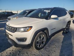 Jeep salvage cars for sale: 2018 Jeep Compass Limited