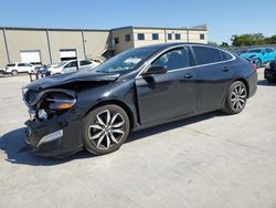 Salvage cars for sale at Wilmer, TX auction: 2021 Chevrolet Malibu RS