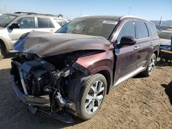 Salvage cars for sale at Brighton, CO auction: 2021 Hyundai Palisade Limited