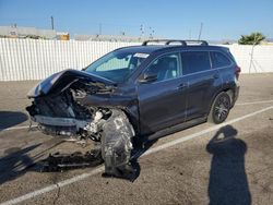 Salvage cars for sale at Van Nuys, CA auction: 2018 Toyota Highlander SE