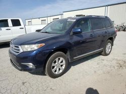 Salvage cars for sale at Kansas City, KS auction: 2013 Toyota Highlander Base