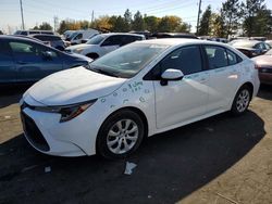 Salvage cars for sale from Copart Denver, CO: 2020 Toyota Corolla LE