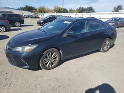 Salvage cars for sale at Sacramento, CA auction: 2015 Toyota Camry LE