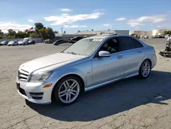 Salvage cars for sale at Martinez, CA auction: 2012 Mercedes-Benz C 250