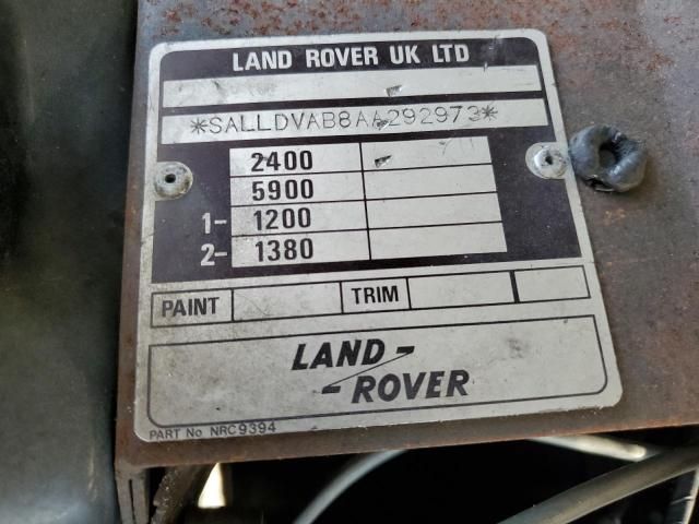 1987 Land Rover Defender