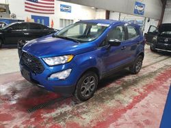 Salvage cars for sale at Angola, NY auction: 2022 Ford Ecosport S