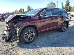 Toyota salvage cars for sale: 2016 Toyota Highlander XLE