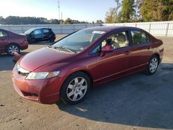 Salvage cars for sale at Dunn, NC auction: 2009 Honda Civic LX