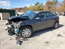 Salvage cars for sale at Ellwood City, PA auction: 2006 Pontiac G6 SE