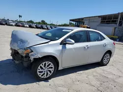 Salvage cars for sale at Corpus Christi, TX auction: 2018 Toyota Corolla L