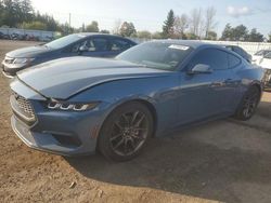 Ford salvage cars for sale: 2024 Ford Mustang