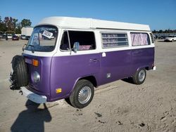 Salvage cars for sale from Copart Harleyville, SC: 1974 Volkswagen Camper Van