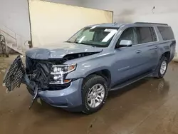 Salvage cars for sale at Davison, MI auction: 2016 Chevrolet Suburban K1500 LT