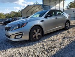 Salvage cars for sale at Augusta, GA auction: 2015 KIA Optima LX