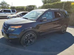 Salvage cars for sale from Copart San Martin, CA: 2015 Ford Explorer Sport