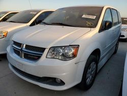 Salvage cars for sale at Grand Prairie, TX auction: 2017 Dodge Grand Caravan SE