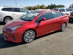 Salvage cars for sale at Denver, CO auction: 2018 Toyota Prius