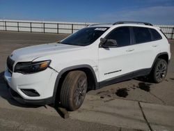 Jeep salvage cars for sale: 2021 Jeep Cherokee Latitude LUX