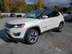 Salvage cars for sale at Albany, NY auction: 2020 Jeep Compass Limited